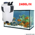 2400 L/H External Aquarium Tank Water Filter Pump Cannister Pond Fish 55W